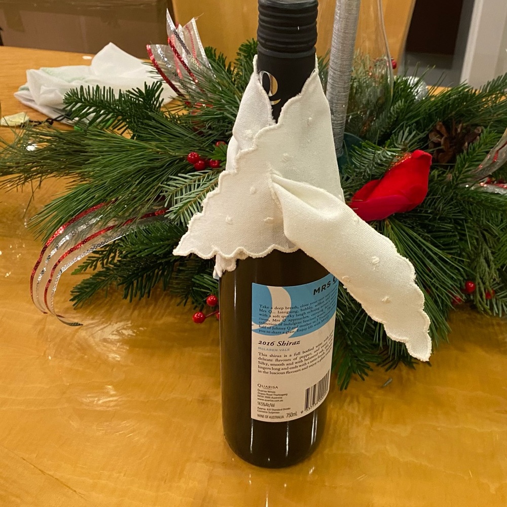 Linen Wine Bib